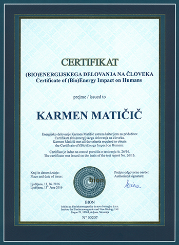 BION Certifikat